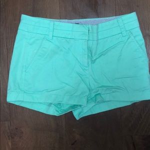 J. Crew Chino Shorts Seafoam Green Size 0